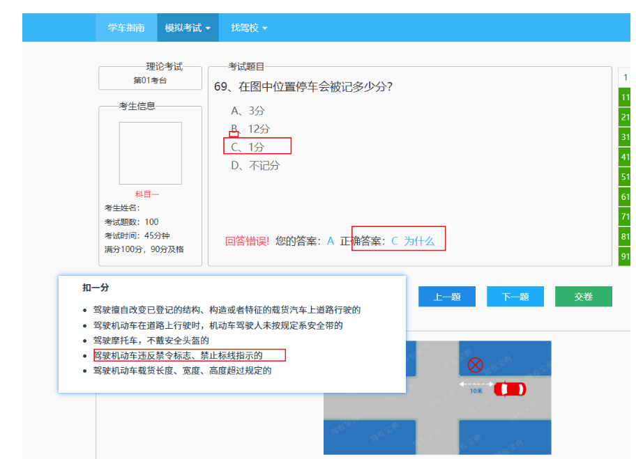 模拟考试错误图例27
